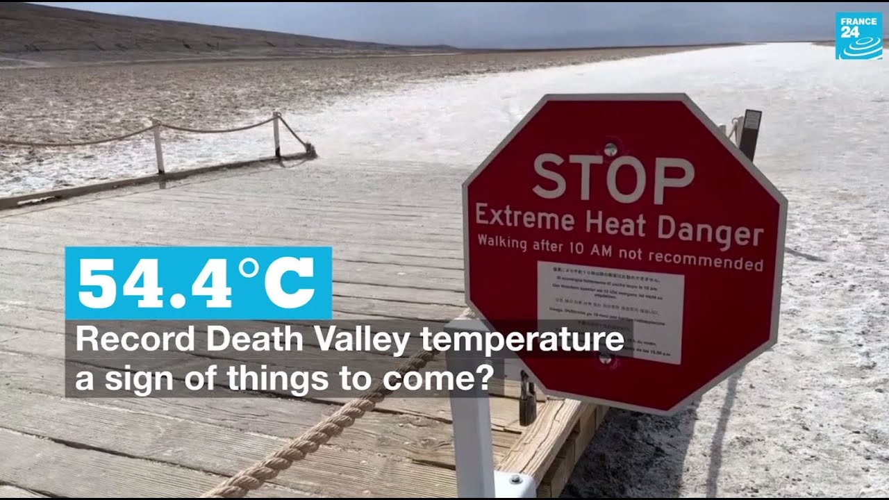 54.4 degrees Celsius Record Death Valley temperature a