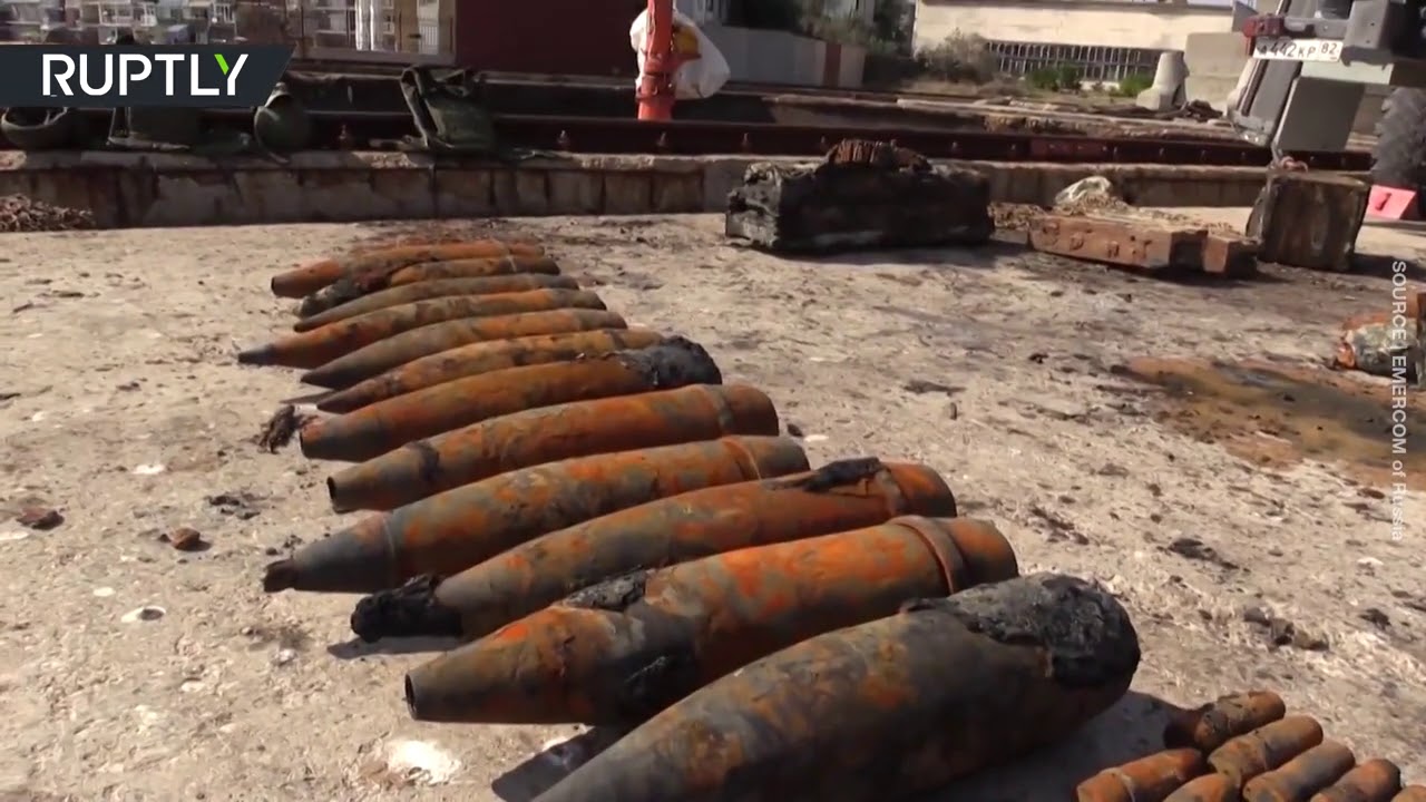 Divers Retrieve 5,000 Explosive Items From Sunken WWII Ship In Crimea ...