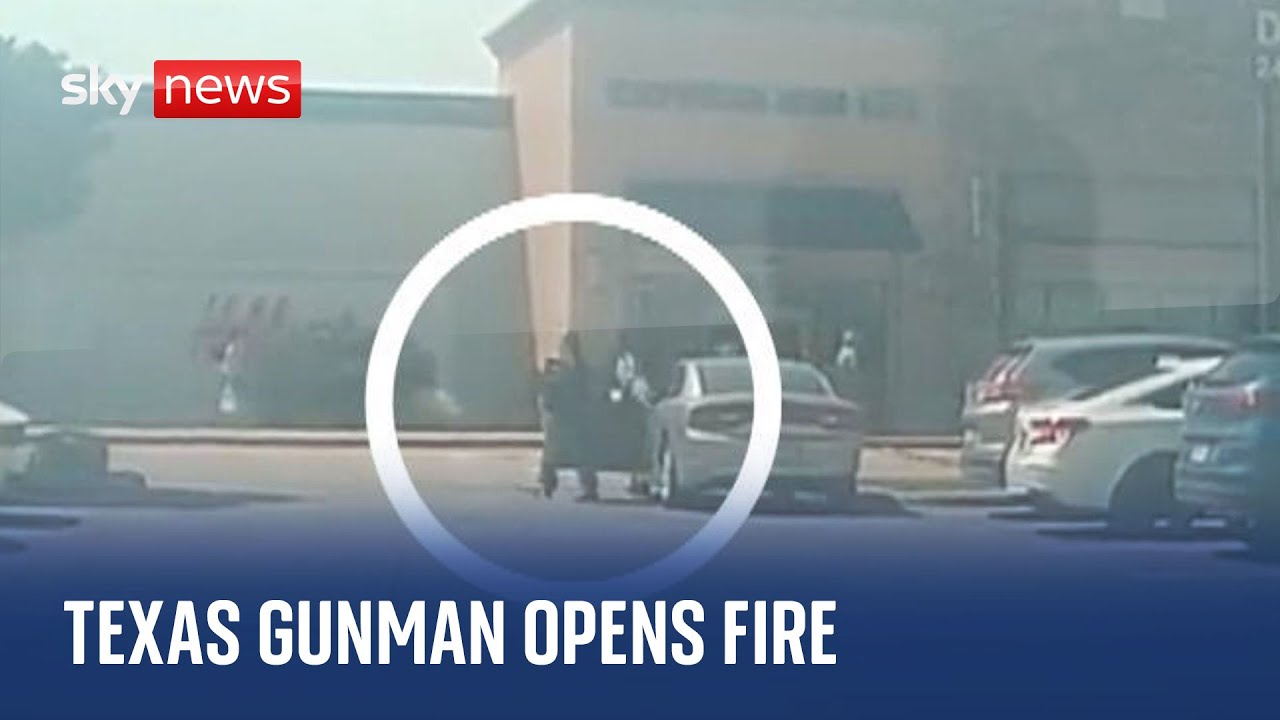 Moment Texas Gunman Steps Out Car And Shoots At People Outside Shopping Mall In Dallas World News 5551