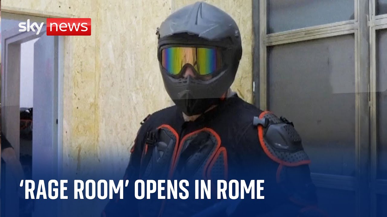 'Rage room' opens in Italy with owners claiming it helps pour out anger ...