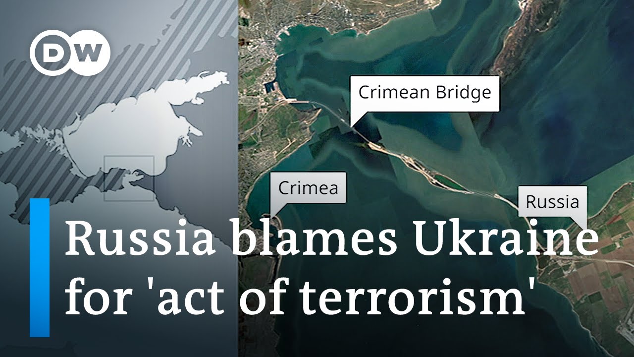 Blast damages bridge linking Russia to Crimea | DW New - World News