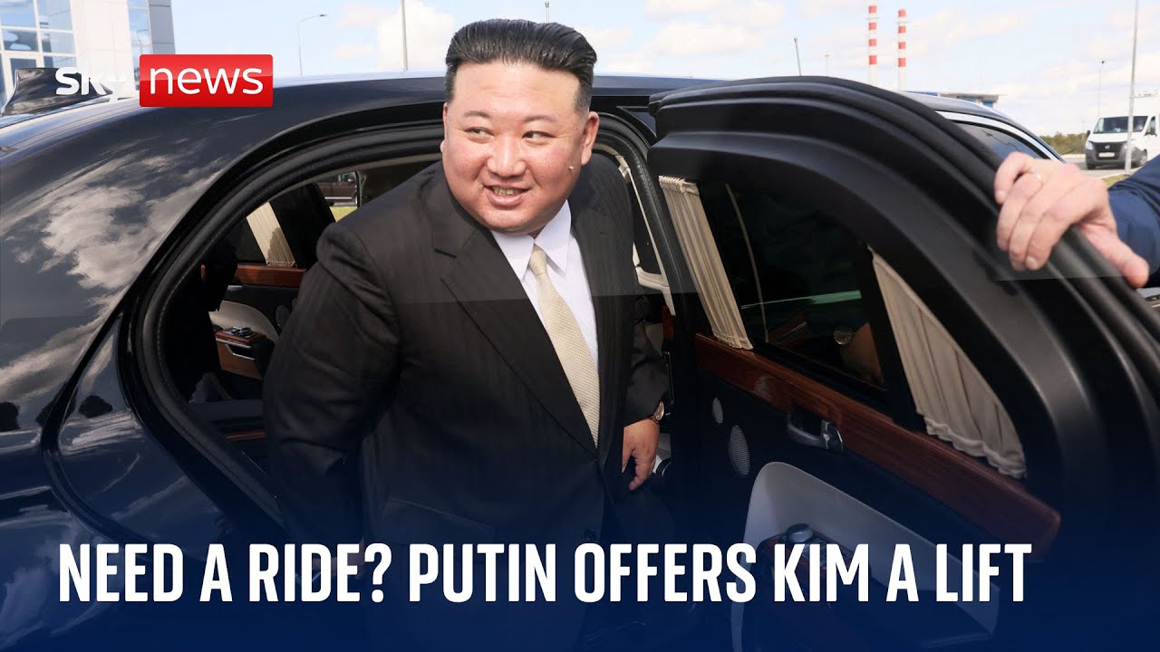 Vladimir Putin offers Kim Jong Un a lift in his limousine - World News