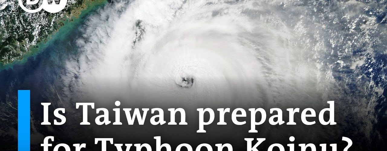 Record-breaking Winds As Typhoon Koinu Makes Landfall In Taiwan | DW ...