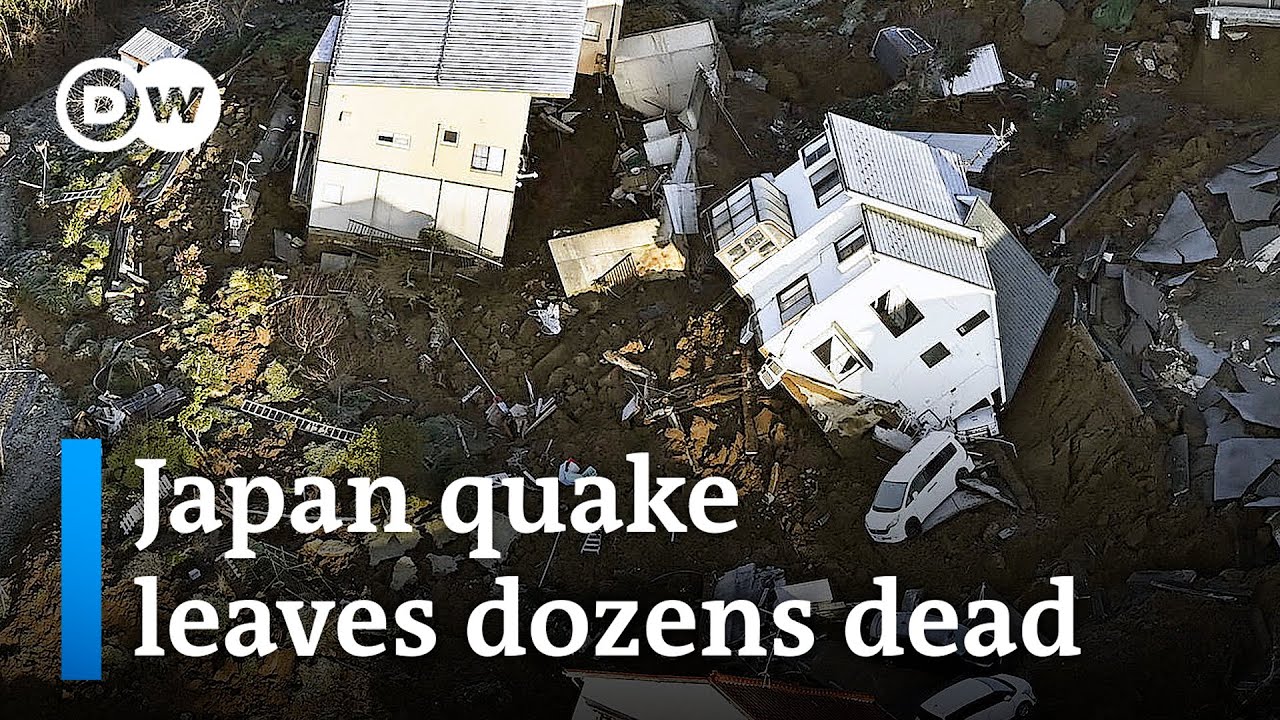 Rescuers 'battle Against Time' After Series Of Earthquakes Hit Japan ...