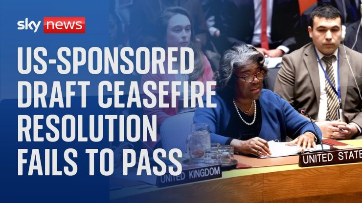 US-sponsored draft resolution on Gaza ceasefire fails to pass in UN Security Council