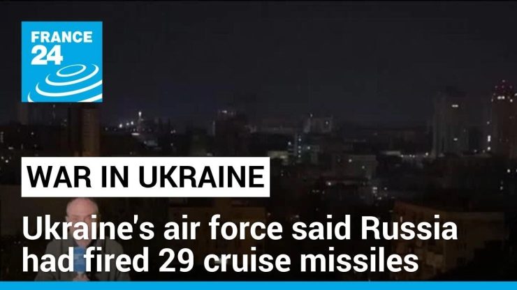 'Massive' Russian air attack hits Western Ukraine, Kyiv • FRANCE 24 English