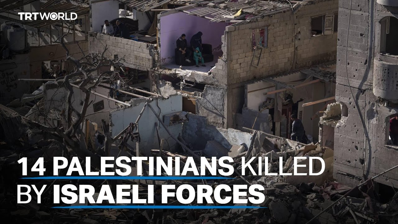 At least 14 Palestinians killed in overnight Israeli attacks - World News