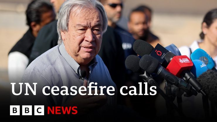 UN chief calls for immediate Gaza ceasefire | BBC News