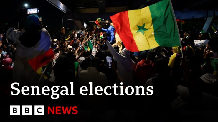 Senegal’s opposition leader leads race for presidency | BBC News