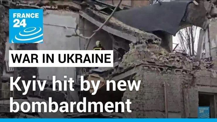 Kyiv endures a third bombardment in 5 days as Russia steps up targeting of cities • FRANCE 24