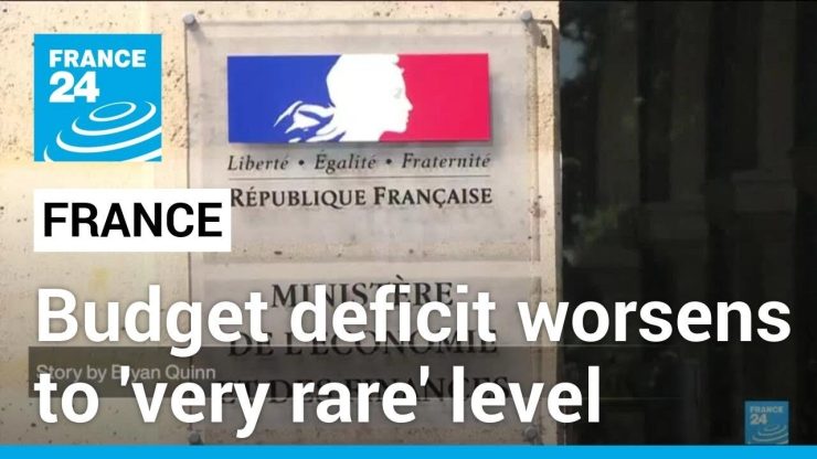 French deficit worsens to 'very rare' level • FRANCE 24 English