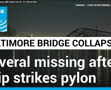 Baltimore bridge collapses as cargo ship plows into pylon, several missing • FRANCE 24 English