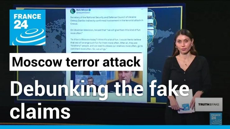 Moscow terror attack: Fake claims spread to point fingers at Ukraine • FRANCE 24 English