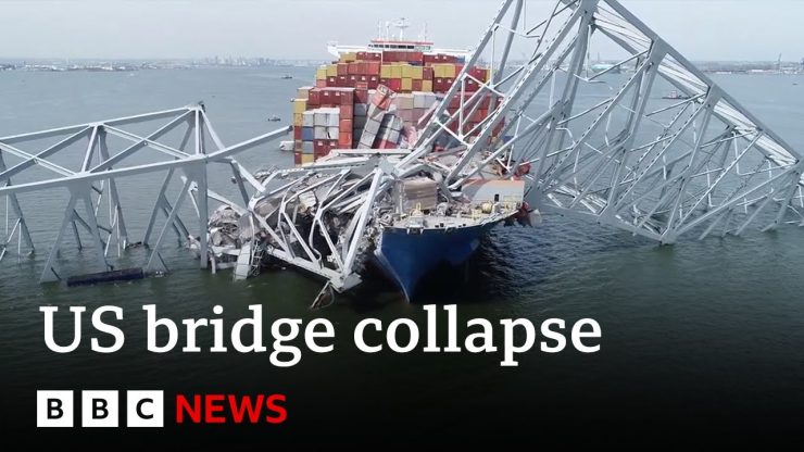 Baltimore bridge collapse: Six people presumed dead | BBC News