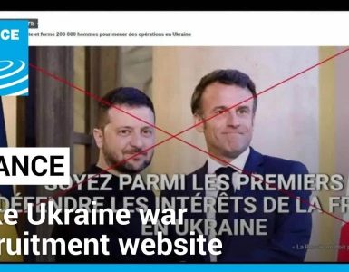 France blocks fake Ukraine war recruitment website • FRANCE 24 English