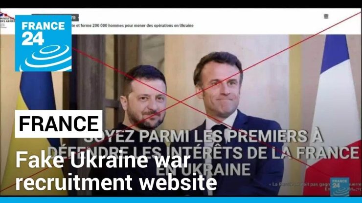 France blocks fake Ukraine war recruitment website • FRANCE 24 English