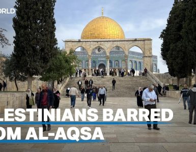 Thousands of Palestinians barred from reaching Al Aqsa Mosque