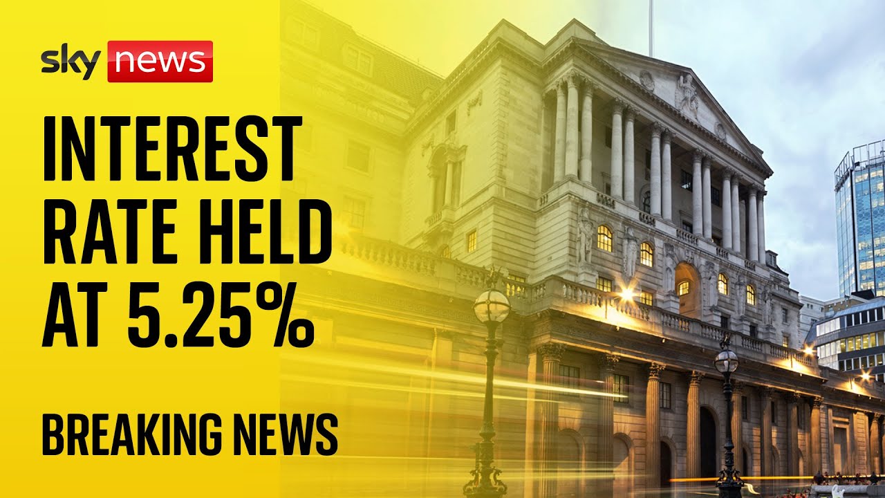 Interest rate held at 5.25% by Bank of England - World News
