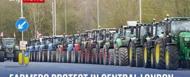 Watch live: British farmers protest against food imports