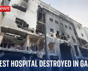Gaza's biggest hospital destroyed leaving patients in brutal conditions