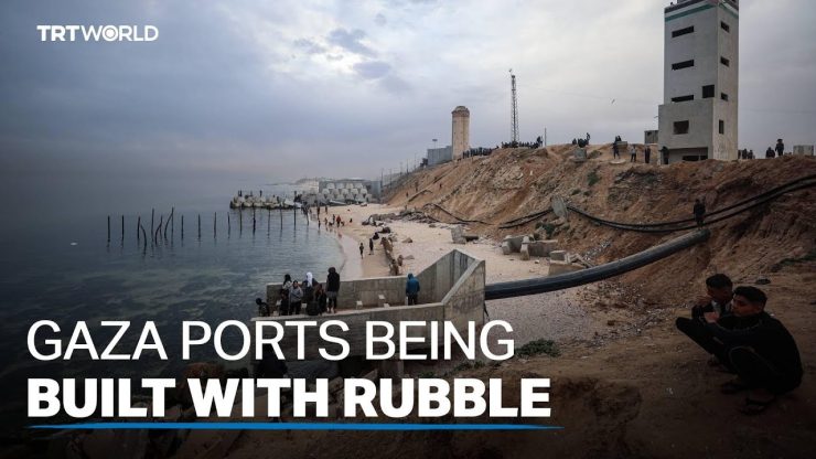 Docking port to be built using debris, rubble of Gaza buildings