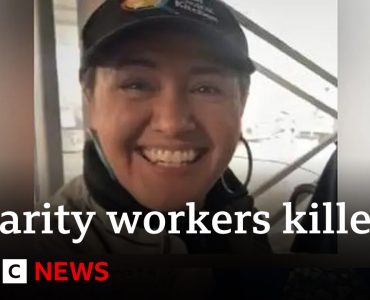 Charity suspends Gaza aid work after staff killed in Israeli strike | BBC News