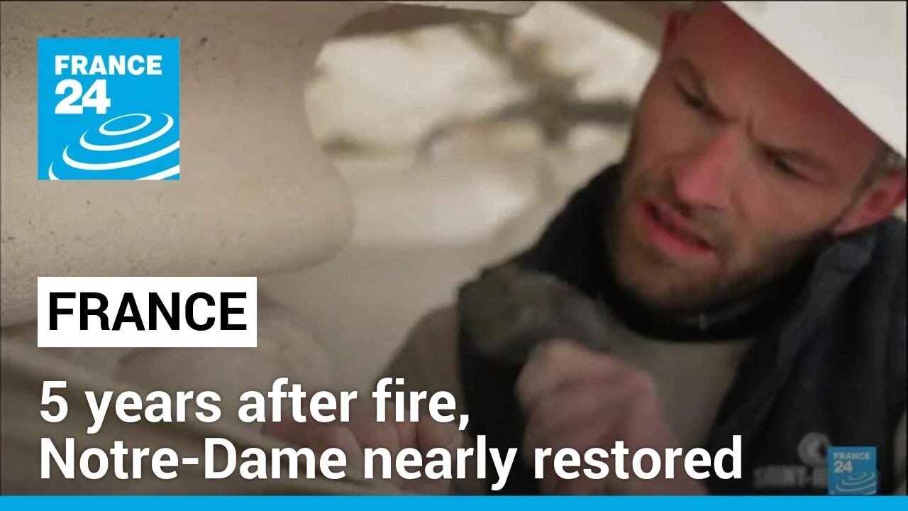 5 Years After Fire, Paris's Iconic Notre-Dame Cathedral Nearly Restored ...