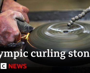 Why do all Olympic curling stones come from a small Scottish island? | BBC News