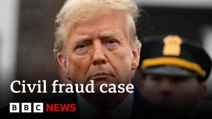 Donald Trump posts $175m bond in New York fraud case | BBC News