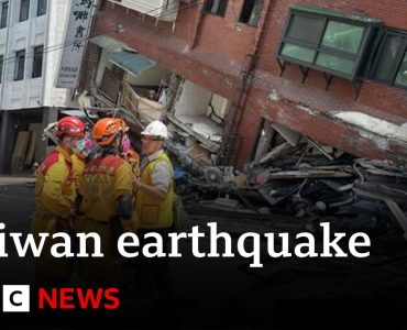 Taiwan hit by biggest earthquake in 25 years with at least four people dead | BBC News