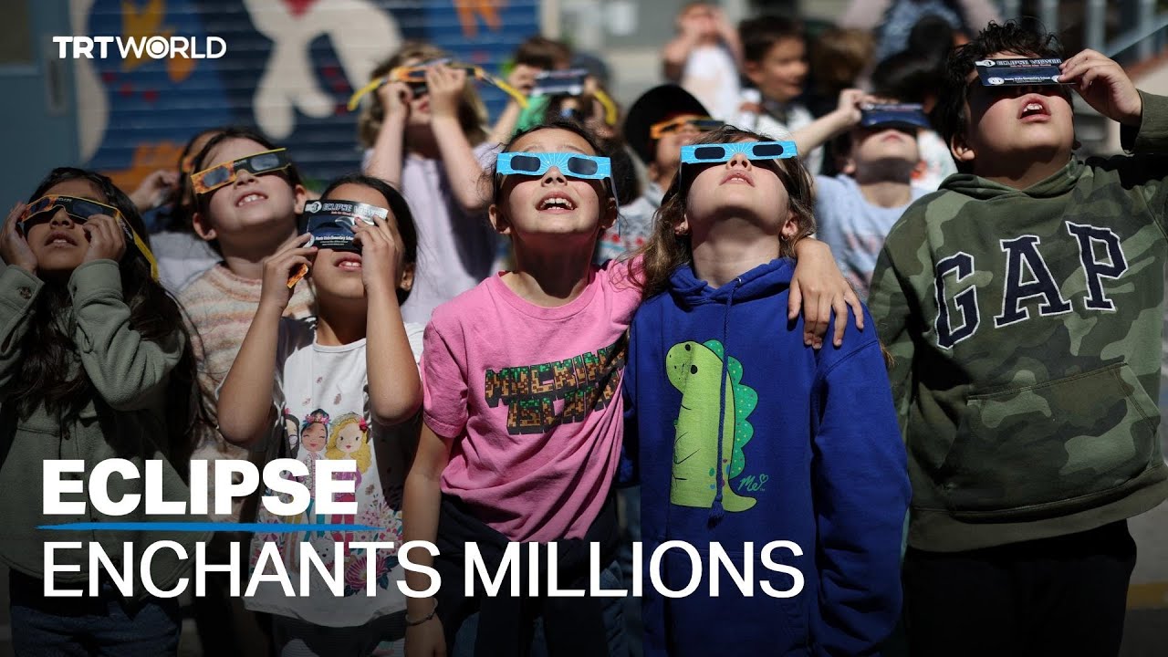 Millions across North America bask in rare solar eclipse World News