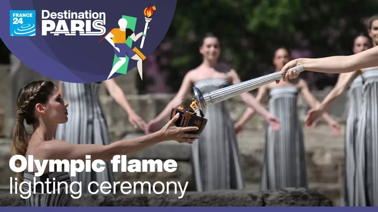 🔥 PARIS 2024 Olympic Flame Lighting Ceremony • FRANCE 24 English