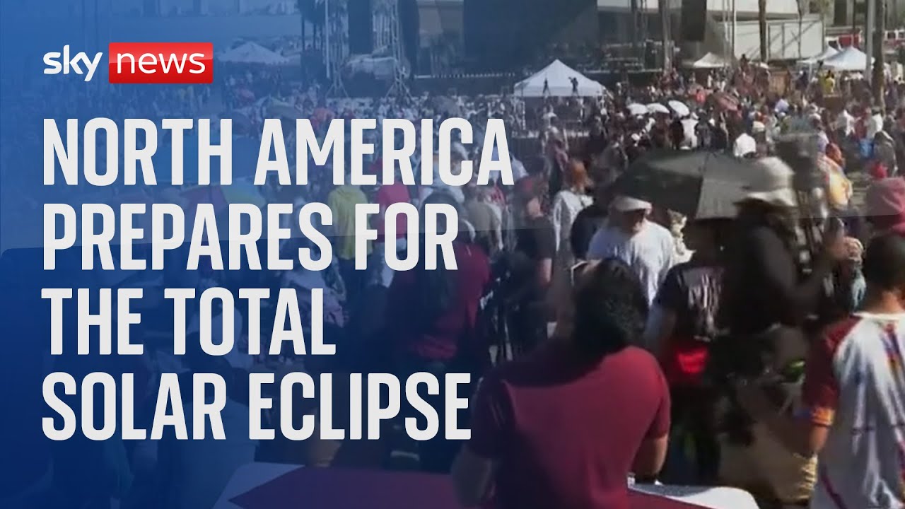 People prepare for the total solar eclipse across North America World
