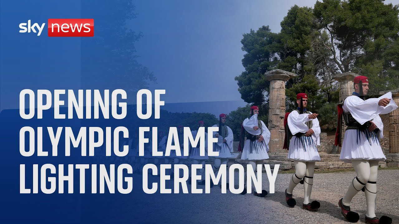 Watch live: Olympic Flame Lighting Ceremony in Greece - World News