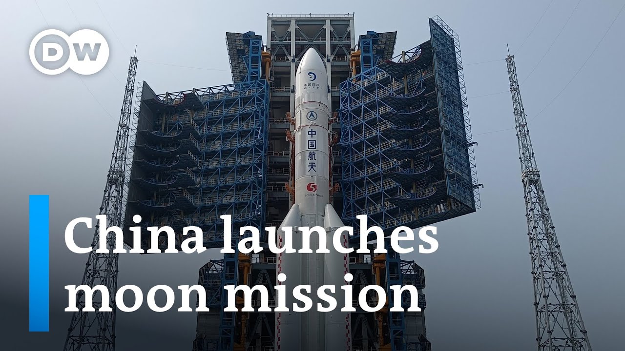 Live: China launches Chang'e-6 moon mission | DW News - World News