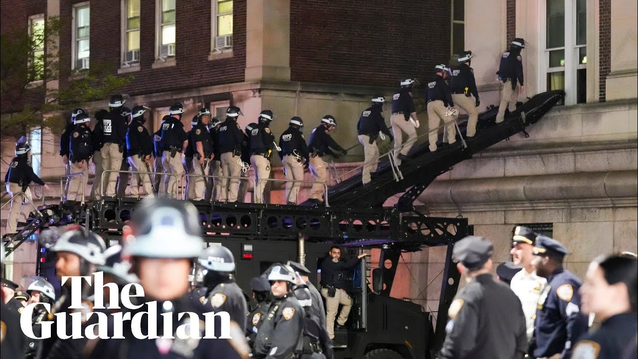 New York Police Enter Columbia University To Break Up Pro-Palestinian ...