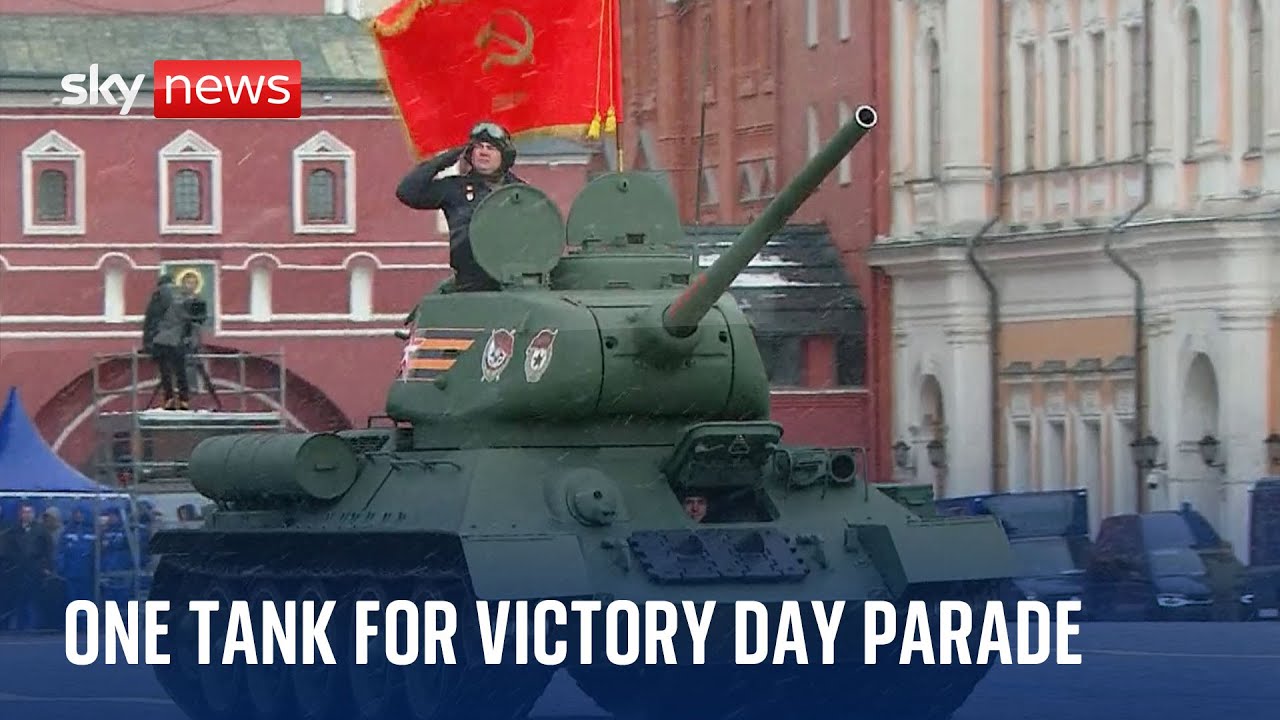 Russia Victory Day Parade: Only One Tank On Display - World News