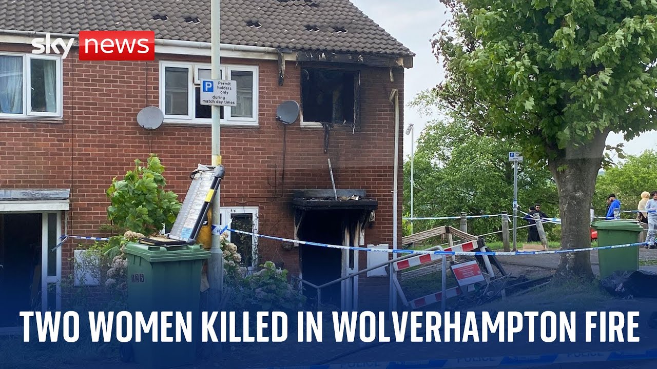 Two women killed in house fire in Wolverhampton - as two men held on ...