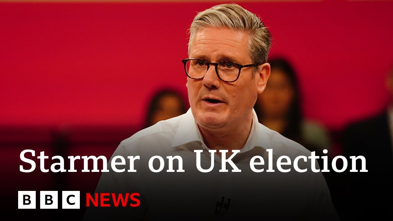 UK Labour leader Keir Starmer reacts to UK general election ...