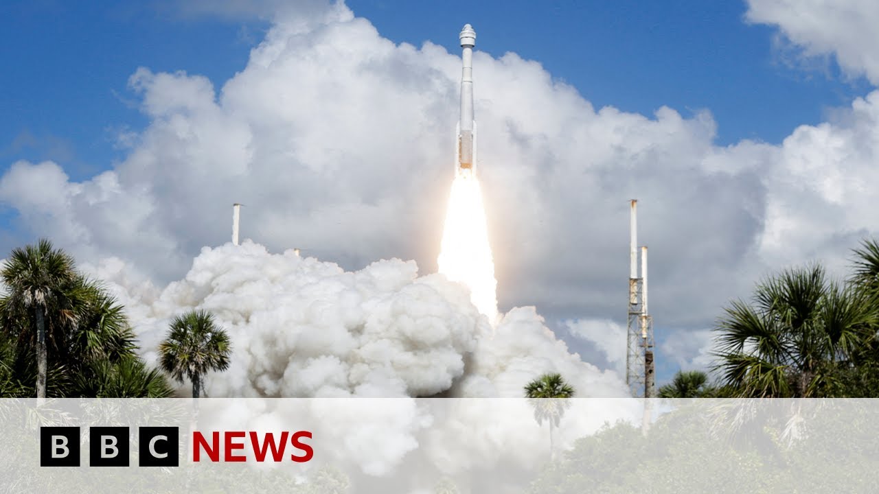 Boeing Starliner astronaut capsule launches on third attempt | BBC News ...