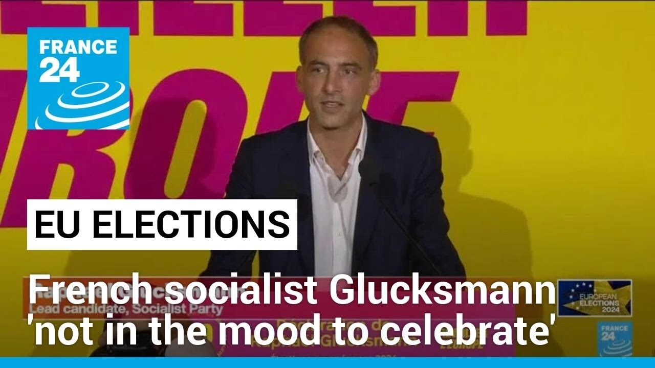 European elections French socialist Glucksmann 'proud' but 'not in the