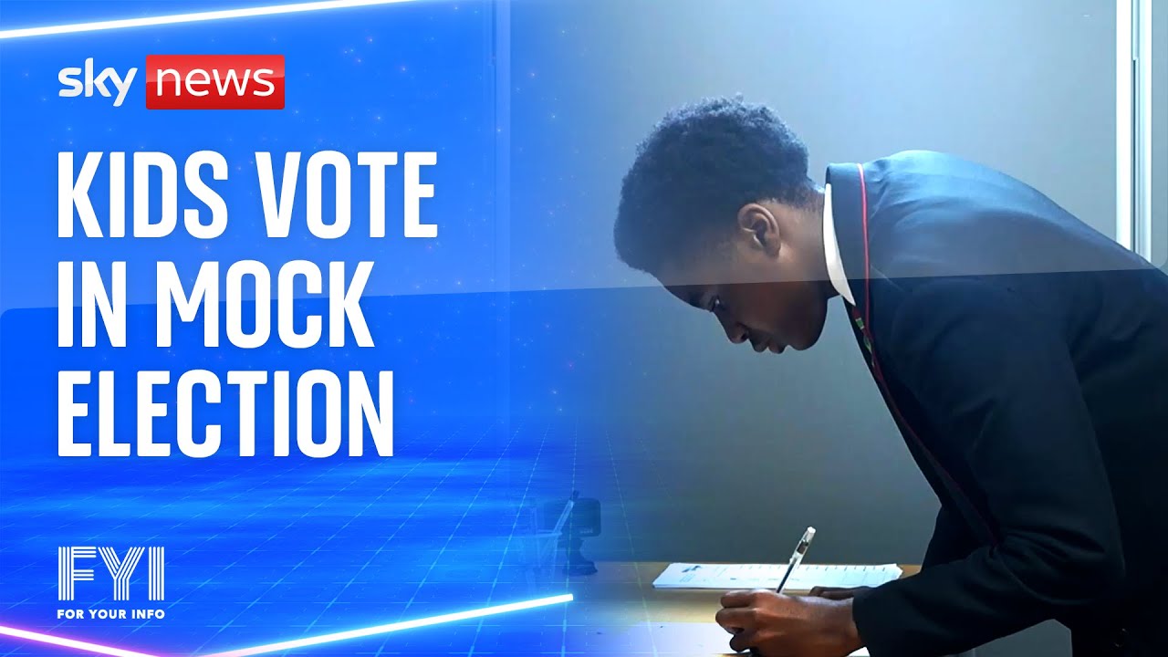 FYI: Kids cast their votes in a mock general election - World News