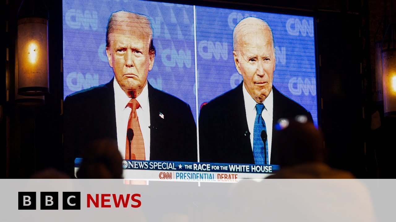 Joe Biden and Donald Trump clash over war in Ukraine BBC News World