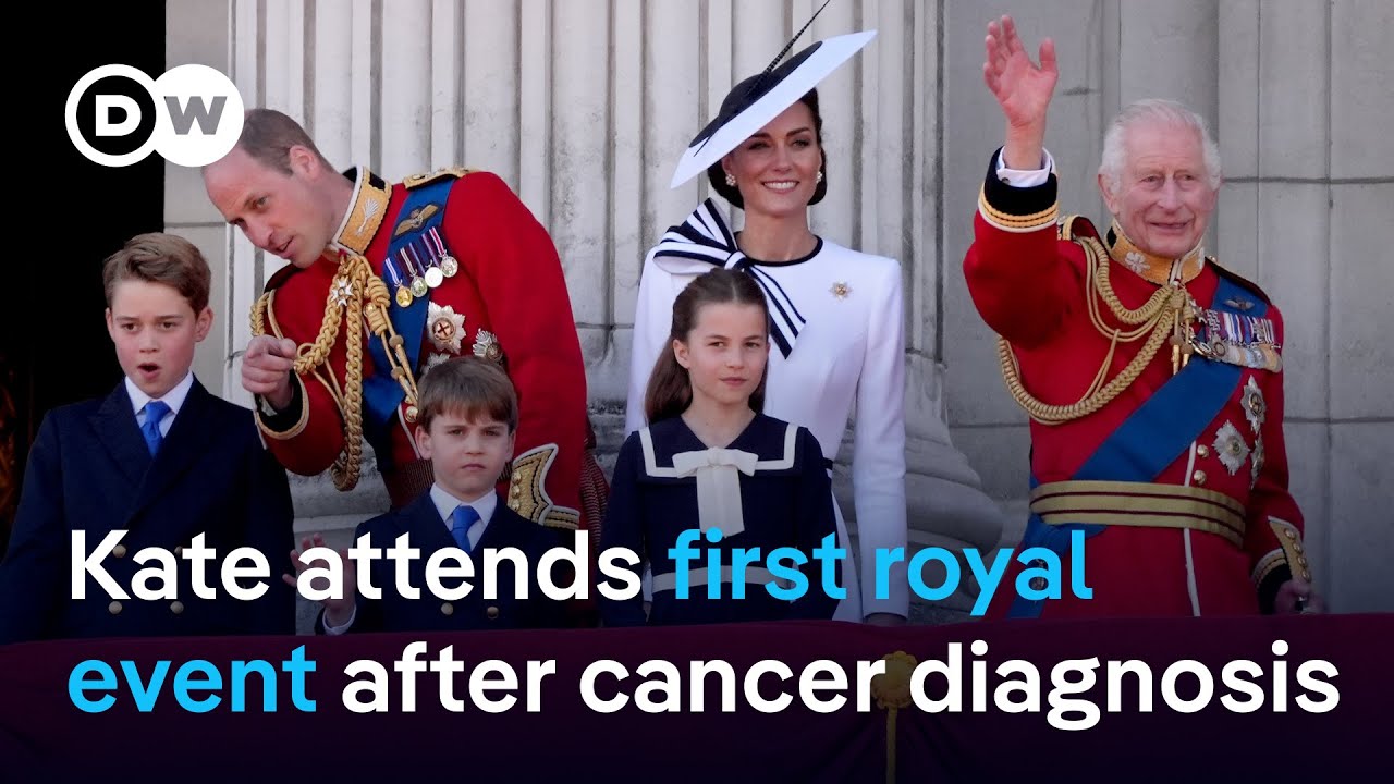 Princess of Wales joins King Charles' birthday parade DW News World