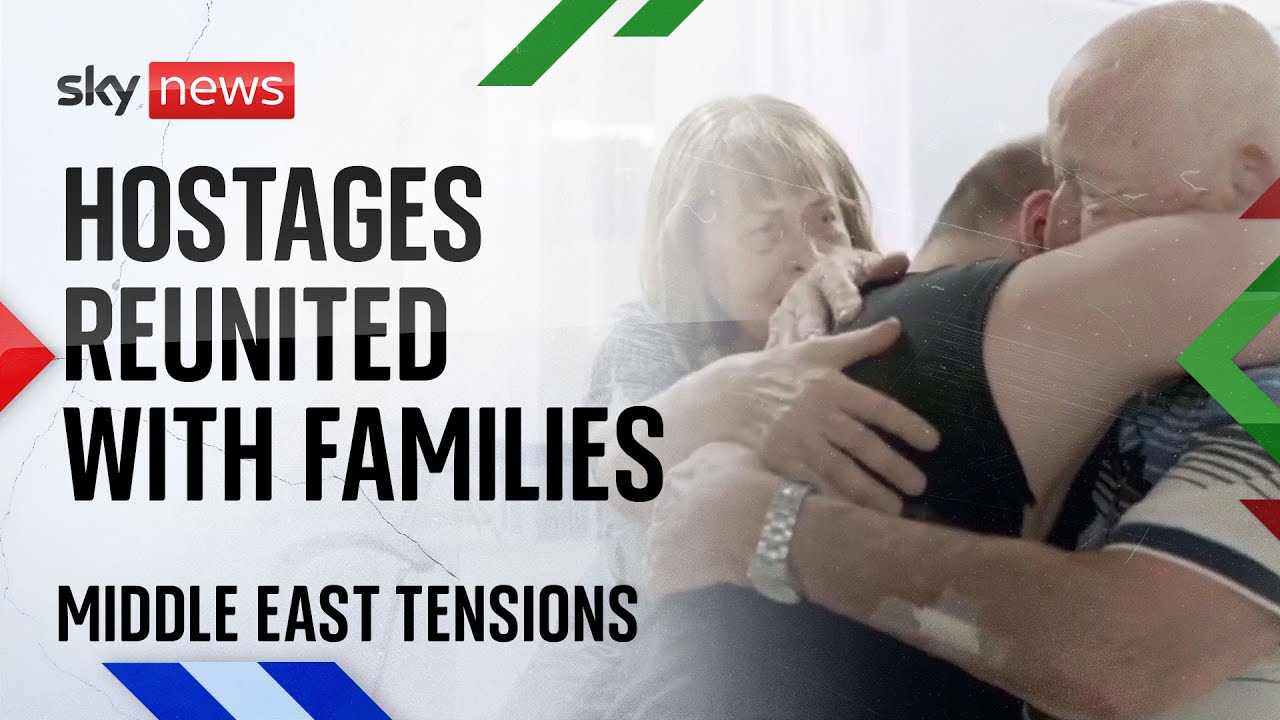 Rescued hostages reunited with families but hundreds killed in IDF ...