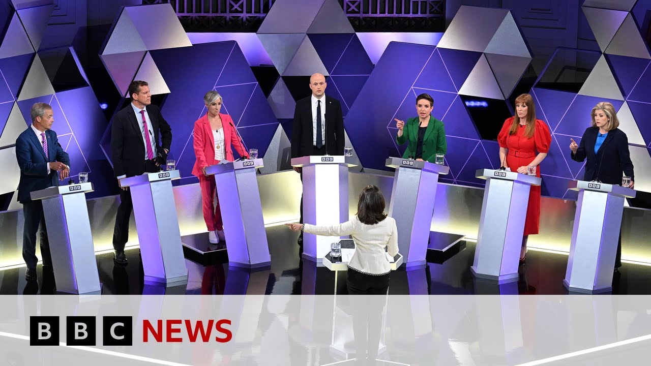 UK election debate sees political parties clash over tax and