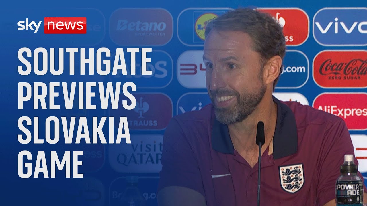 Watch live Gareth Southgate news conference ahead of England v