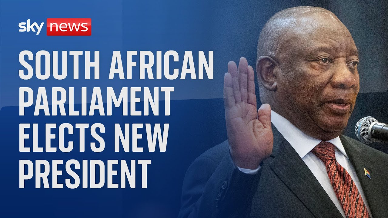 Watch live South African president delivers speech following vote in