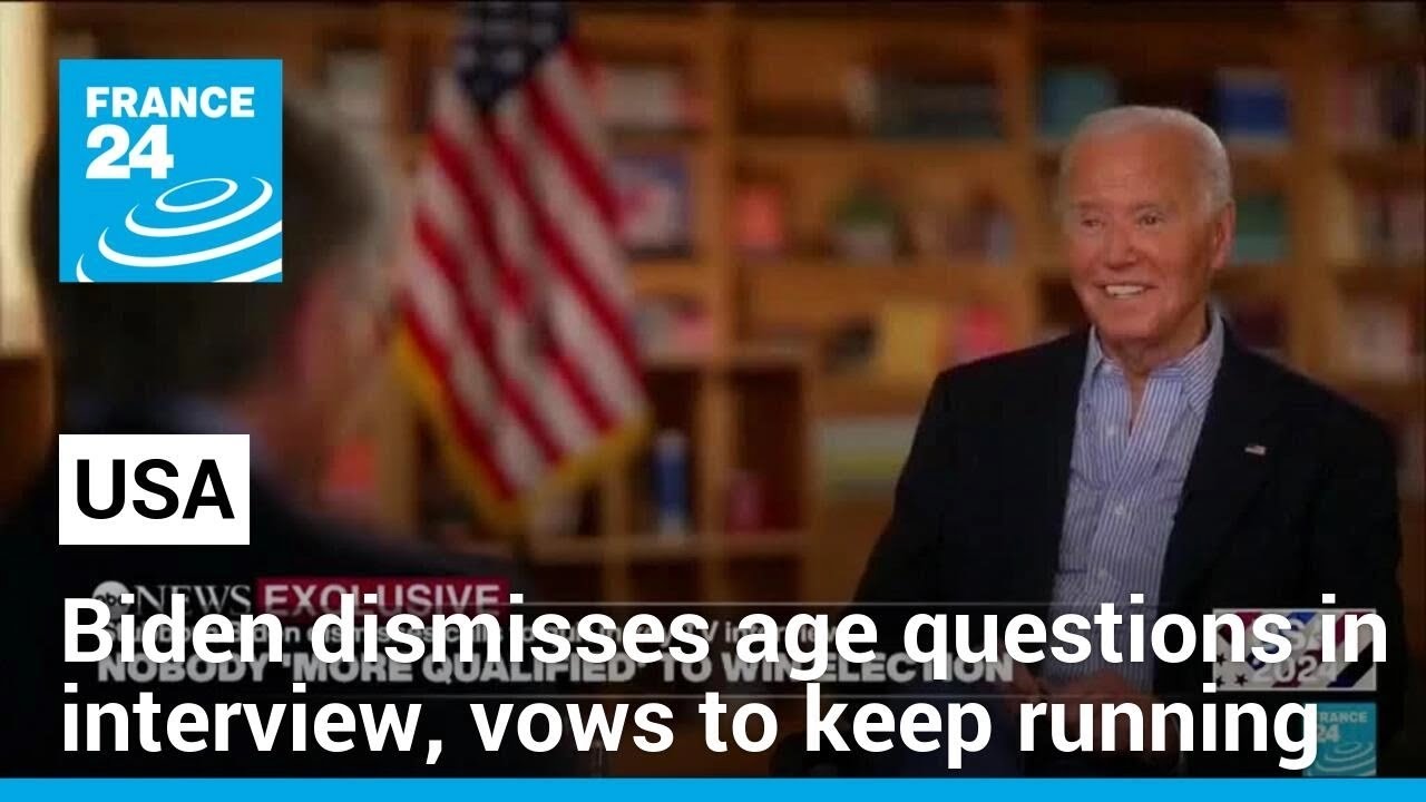 Biden dismisses age questions in interview, vows to keep running