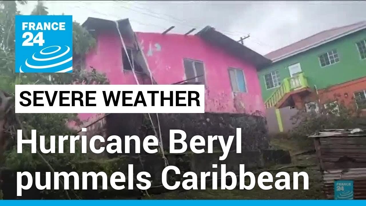 Hurricane Beryl Pummels Caribbean, Strengthens To Category 5 • FRANCE ...